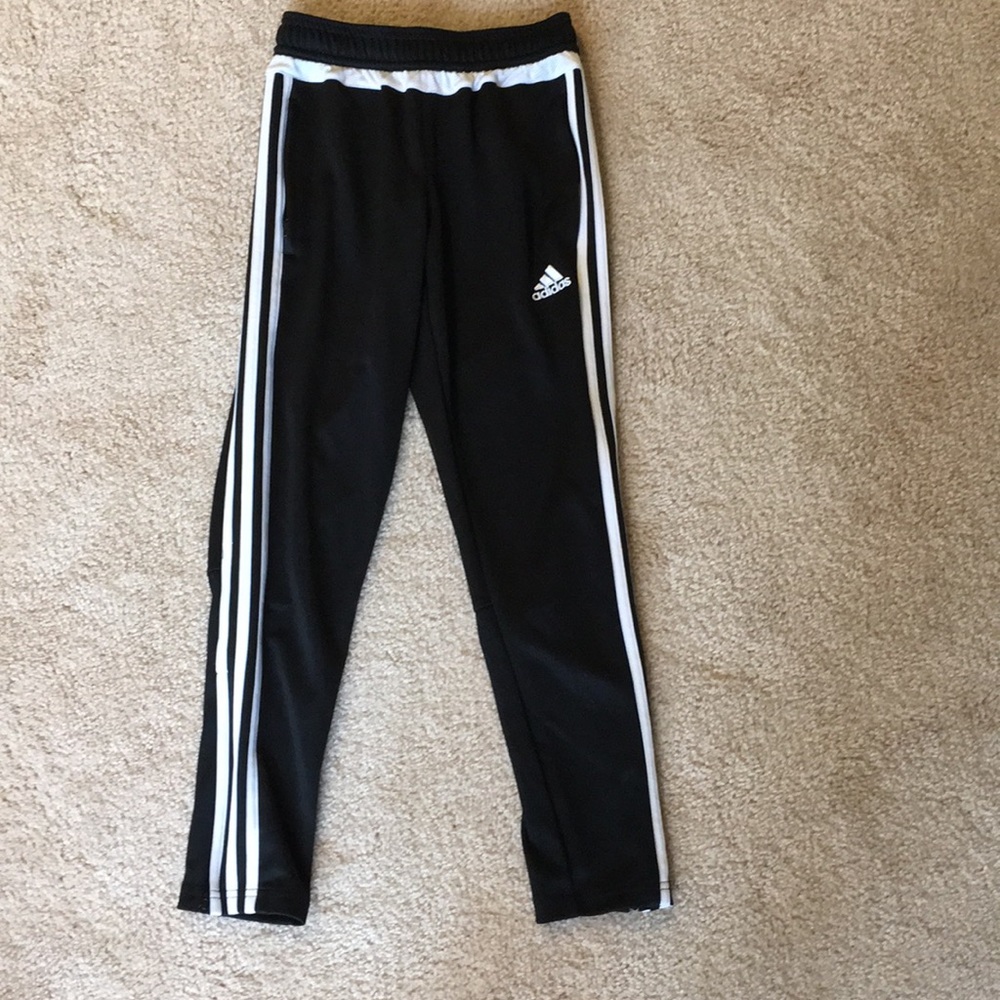 GENTLY WORN GIRLS ADDIAS JOGGERS-SIZE SMALL-MEDIUM